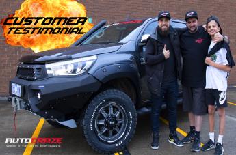 TOYOTA HILUX 4WD GD10 MATTE ANTHRACITE MILLED WITH BLACK LIP